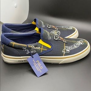 Polo Ralph Lauren Slip-On Shoes Navy Sz 11.5D